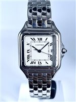 Orologio Cartier Donna PANTHÈRE DE CARTIER in Oro bianco CARTIER PANTHERE LARGE ORO BIANCO 3879 QUARZO DATA